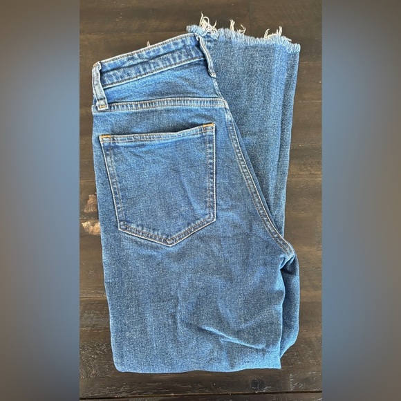 Abercrombie & Fitch Woman Size 26 Short Zoe Natural Rise Ankle Straight Jean - Picture 8 of 10